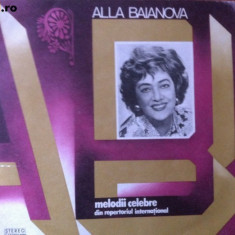 ALLA BAIANOVA melodii din repertoriul international disc vinyl lp muzica slagare