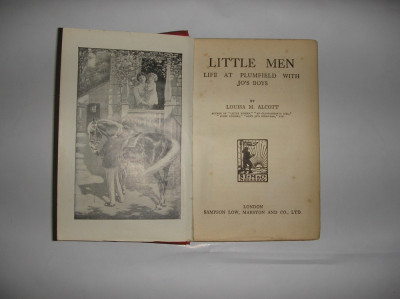 Carte veche Little Men /Life at Plumfield with Jo&amp;#039;s Boys / Louisa M.Alcott foto