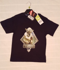 Tricou Star Wars - YODA !!! 4-8 ani!! - Produs ORIGINAL Disney !! foto