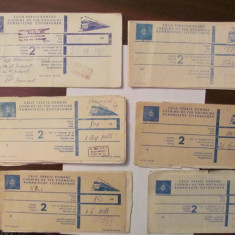 PVM - Lot 13 bilete tren international Romania Germania comuniste