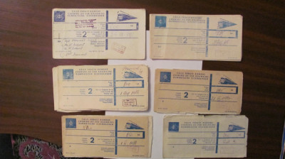 PVM - Lot 13 bilete tren international Romania Germania comuniste foto