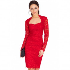 Rochie dantela Lady in red foto