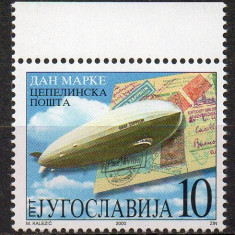 JUGOSLAVIA 2000, Aviatie, Zeppelin, serie neuzata, MNH