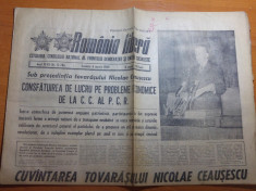 ziarul romania libera 4 martie 1989-cuvantarea lui ceausescu foto