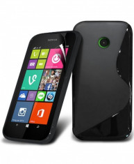 Husa Nokia Lumia 530 - Gel TPU neagra S-line foto