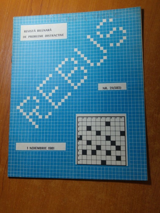 revista rebus 1 noiembrie 1981