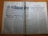 ziarul romania libera 5 septembrie 1989-sedinta comitetului politic al CC al PCR