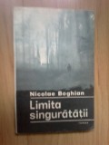 D10 Nicolae Boghian - Limita singuratatii, 1988