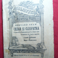 Bernard Shaw- Cezar si Cleopatra - Ed.Socec BPT 1569-1570 ,trad.C.Baltazar