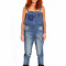 Salopeta dama jeans model sters