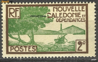 EROARE --NOUA CALEDONIE 1928 MH foto