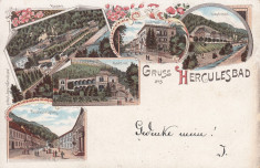 HERCULANE , SALUTARI DIN HERCULANE , LITOGRAFIE , CIRCULATA SEP, &amp;#039;&amp;#039;98 foto