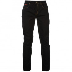 Blugi pantaloni barbati Lee Cooper Denim Jeans Black originali foto