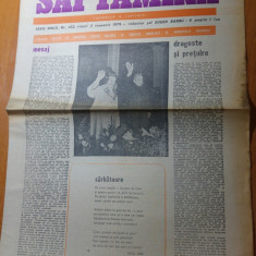 ziarul saptamana 5 ianuarie 1979 - ziua de nastere a elenei ceausescu