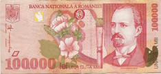 Romania 100.000 (100000) lei 1998 (2125206) P-110 foto