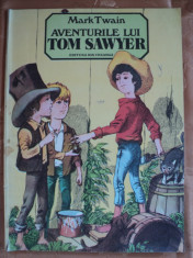 AVENTURILE LUI TOM SAWYER - MARK TWAIN - carte in format mare , pentru copii foto