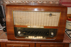 Radio pe lampi Stassfurt 600 ANUL 1959 foto