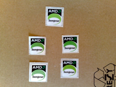 Sticker autocolant Sempron AMD foto