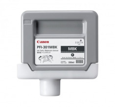 Canon Pigment Ink Tank Canon PFI-301MBK - Negru mat, 330ml foto