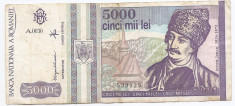 Romania 5000 Lei 1993 Mai - (539938) P-104 foto