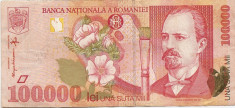 Romania 100.000 (100000) lei 1998 (0907968) P-110 foto