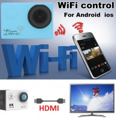 Camera sport WIFI 4K video FullHD 1080P, 12MPX foto