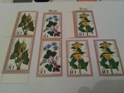 germania 1978 flora mnh foto