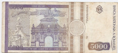 Romania 5000 Lei 1993 Mai - (103935) P-104 foto