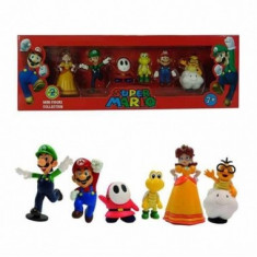 Super Mario, Set 6 minifigurine (2) 6 cm foto