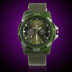 Ceas militar / sport Gemius Army Racing Waffen; quartz Japonez, curea silicon foto