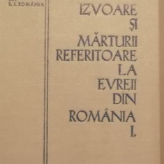 Victor Erkenasy - Izvoare si marturii referitoare la evreii din Romania, vol. I