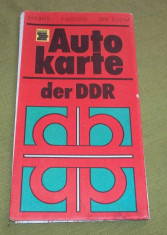 harta auto Germania comunista DDR foto