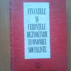 d10 Finantele si cerintele dezvoltarii economiei socialiste iulian Vacarel