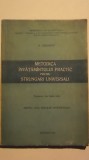 M. Gorianov - Metodica invatamantului practic pentru strungari universali, 1955