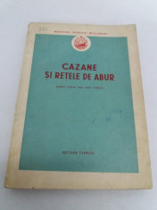 CAZANE ?I RE?ELE DE ABUR/ MANUAL PENTRU ?COLI MEDII TEHNICE /1953 foto