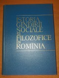 Istoria gandirii sociale si filozofice in romania 1964