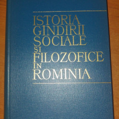 istoria gandirii sociale si filozofice in romania 1964