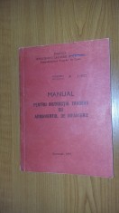 MANUAL PENTRU INSTRUCTIA TRAGERII CU ARMAMENTUL DE INFANTERIE foto
