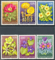 JUGOSLAVIA 1969, Flora, serie neuzata, MNH foto