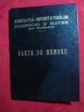 Legitimatie-Carte de Membru-Asociatia Importatori Ceasornicari Romania anii&#039;40