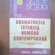 z1 Dramaturgia Istorica Romana Contemporana - Ion Nistor