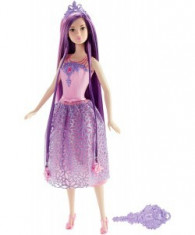 Papusa Barbie Mattel BRB Long Hair Purple DKB56-DKB59 foto