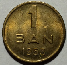 1 Ban 1953 Romania UNC, Luciu de batere foto