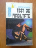 n6 George Anania - Test de fiabilitate