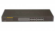 Switch D-Link DES-1016R+, 16Porturi / Rackmount Kit foto