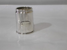 De colectie ! Superb pahar mic din argint /obiect decor vechi anii&amp;#039;20 ! foto