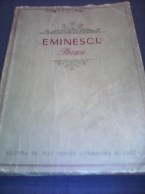 EMINESCU-POEZII 1953 foto