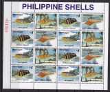 Filipine 1998 fauna marina MI 2974-2977 kleib. MNH w26, Nestampilat