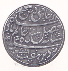 Moneda Afghanistan 1 Rupie 1804 (AH1219) - KM#253 XF ( argint - RARA ) foto
