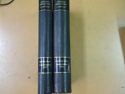 Manual de medicina feminina 2 volume Handbuch der Frauenheilkunde 1927 E. Opitz foto